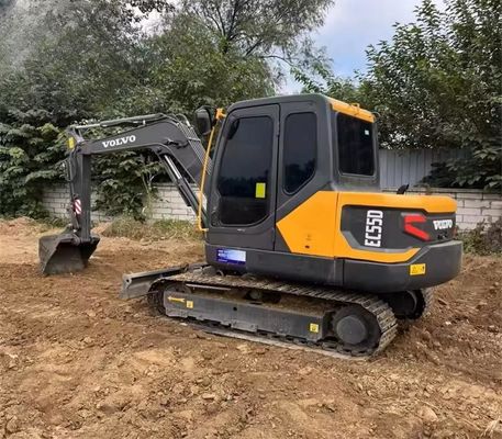 Χρησιμοποιούμενος εξορυκτής Volvo EC55D Μίνι μπουλντόζερ 5 τόνων Υδραυλικός εξορυκτής προς πώληση