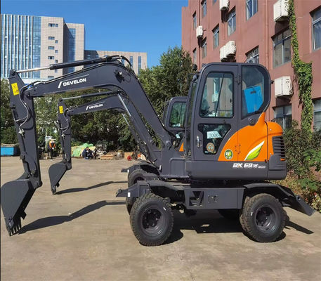 DX60W Χρησιμοποιούμενη εκσκαφέας Doosan 2.9m Arm Χρησιμοποιούμενη εκσκαφέας