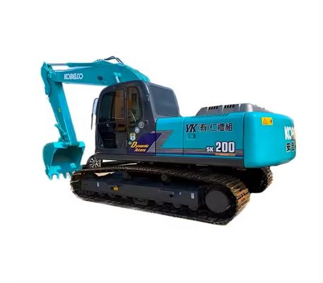 2015 έτος 20600kg Μπλε Δεύτερο--Hand Kobelco Excavators Sk200 με μοντέλο κινητήρα Hino Hino J05E
