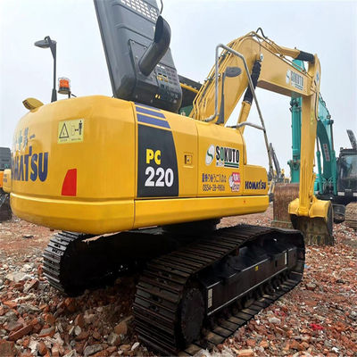 Γιαπωνέζικο μεταχειρισμένο Komatsu PC220-8 Χρησιμοποιούμενο υδραυλικό εξορυκτήρα Komatsu 55 εξορυκτήρες