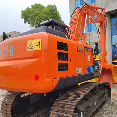 20 τόνων βαριά μηχανή χρησιμοποιείται Hitachi Zx200 εξορυκτής με χαμηλή εργάσιμη ώρα