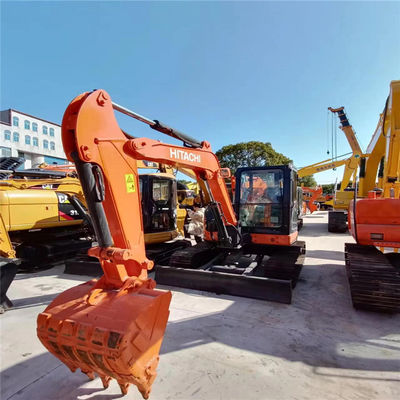 Μίνι μεταχειρισμένο εκσκαφέα ZX55 Λιγότερες ώρες εργασίας HITACHI ZX55USR Crawler Excavator