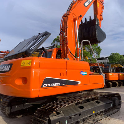 21800kg Εργασιακό βάρος Χρησιμοποιούμενος DX225 DX300 Doosan Crawler Excavator σε απόθεμα