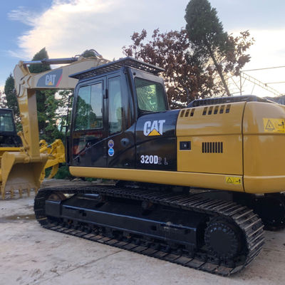 Χρησιμοποιούμενη Caterpillar 320D2L Digger Εύκολη χρήση καυσίμου Καμπίνα AC Παγκόσμια αποστολή