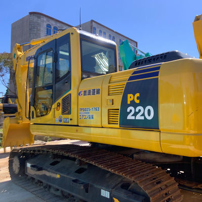 Χρησιμοποιούμενη Ιαπωνία KOMATSU PC220-8 Komatsu 20 τόνων Εκσκαφέας 6920mm βάθος σκάβωσης