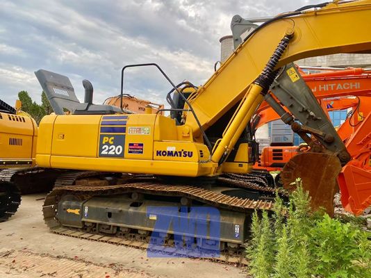 Χρησιμοποιούμενη Komatsu PC220 Excavator 22TON 22ton κατασκευαστική μηχανή με βασικά εξαρτήματα κινητήρα και γρανάζια