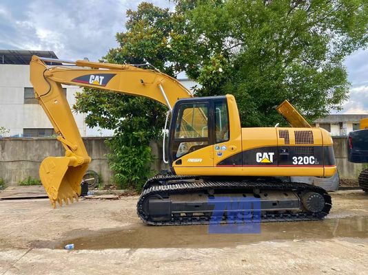 Χρησιμοποιούμενη εκσκαφέας 20TON Ιαπωνίας Original CAT320C μεταχειρισμένη εκσκαφέας 20TON CAT320CL