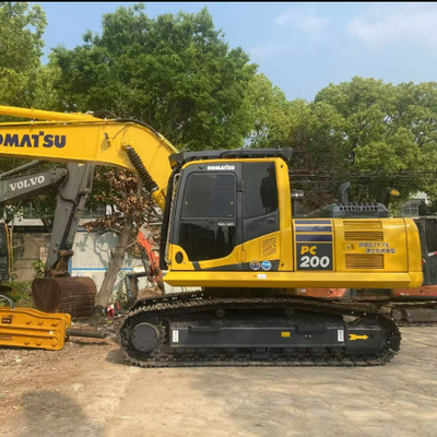 Μεταχειρισμένο Komatsu Pc200 Μηχανήματα Υδραυλικός Ερπυστριοφόρος 20 τόνων Μίνι Μεταχειρισμένοι Εκσκαφείς