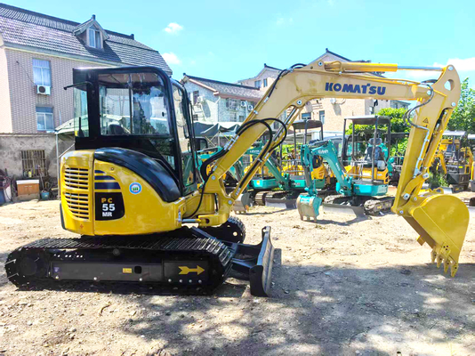 2022 χρησιμοποιημένο μίνι εξορυκτήρα Komatsu PC55, 5,5 τόνους. Μηδενικό κούρσα. Χρησιμοποιημένο μίνι εξορυκτήρα. 2000 ώρες. 1ετή εγγύηση.