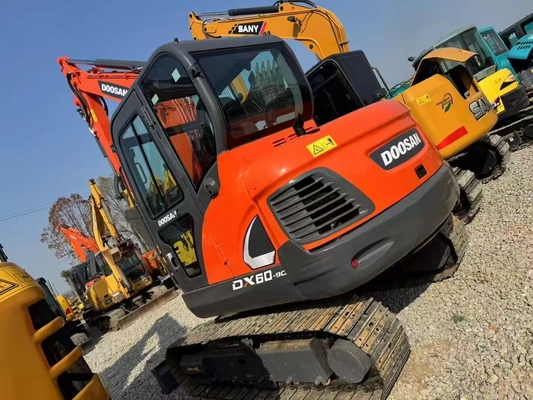 Μεταχειρισμένο μίνι εκσκαφέα Doosan Dx60 του 2023, Γνήσιο Doosan Dx60-9 Dh60 Dx55 Dx60-7 Dx80 Dx75 Μεταχειρισμένο Doosan 55 60 75 80 προς πώληση