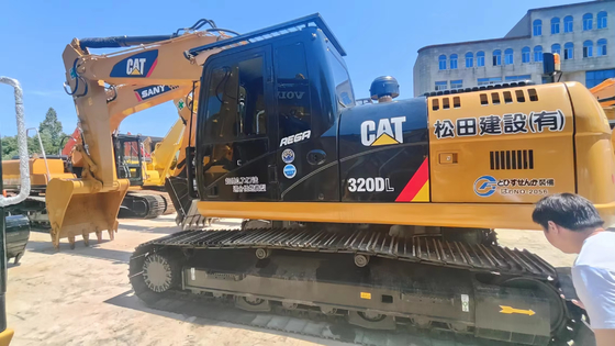 Ερπυστριοφόρο 320 320D 320D2 Μεταχειρισμένο Εκσκαφέας 20 τόνων Απόθεμα με Βασικά Εξαρτήματα Κινητήρας Κιβώτιο Ταχυτήτων Ρουλεμάν PLC