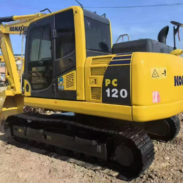 Εργοστάσιο εξορυκτών PC120 Komatsu 12Ton Mini Digger Hydraulic Crawler Used
