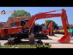 20 τόνων βαριά μηχανή χρησιμοποιείται Hitachi Zx200 εξορυκτής με χαμηλή εργάσιμη ώρα